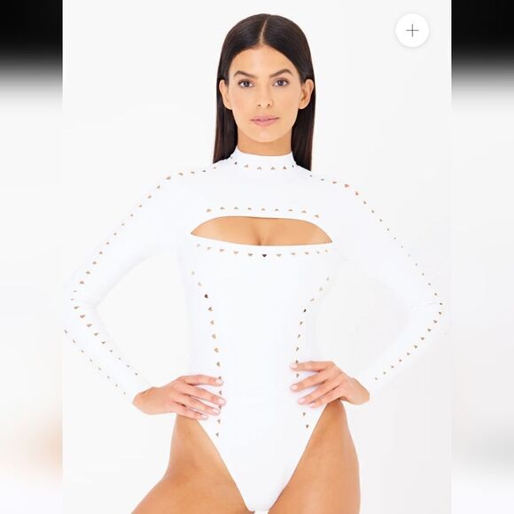 Gigi C Women's Laurel Surfsuit S / White - Picture 1 of 8